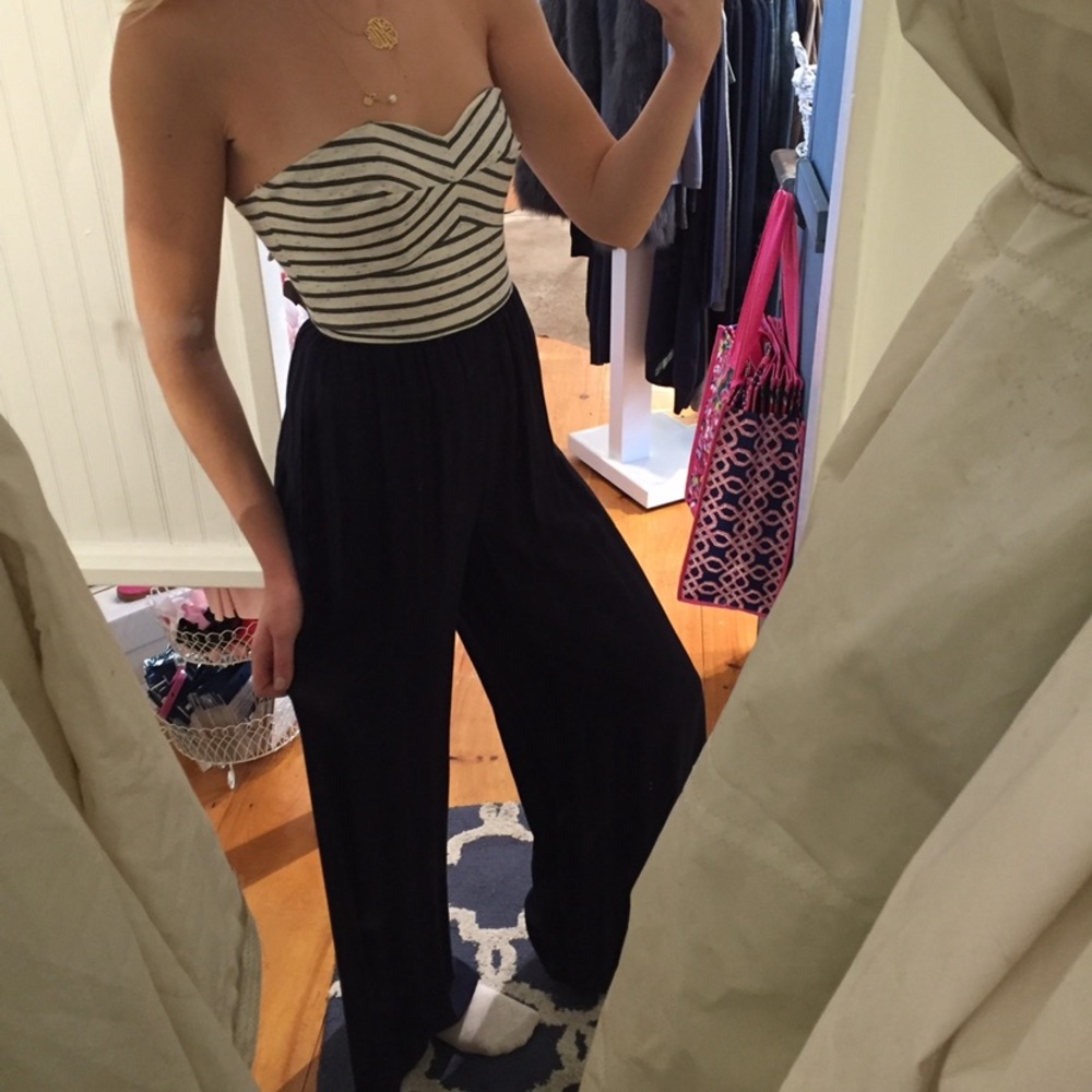 Hutch Strapless Pantsuit - Picture 1 of 7